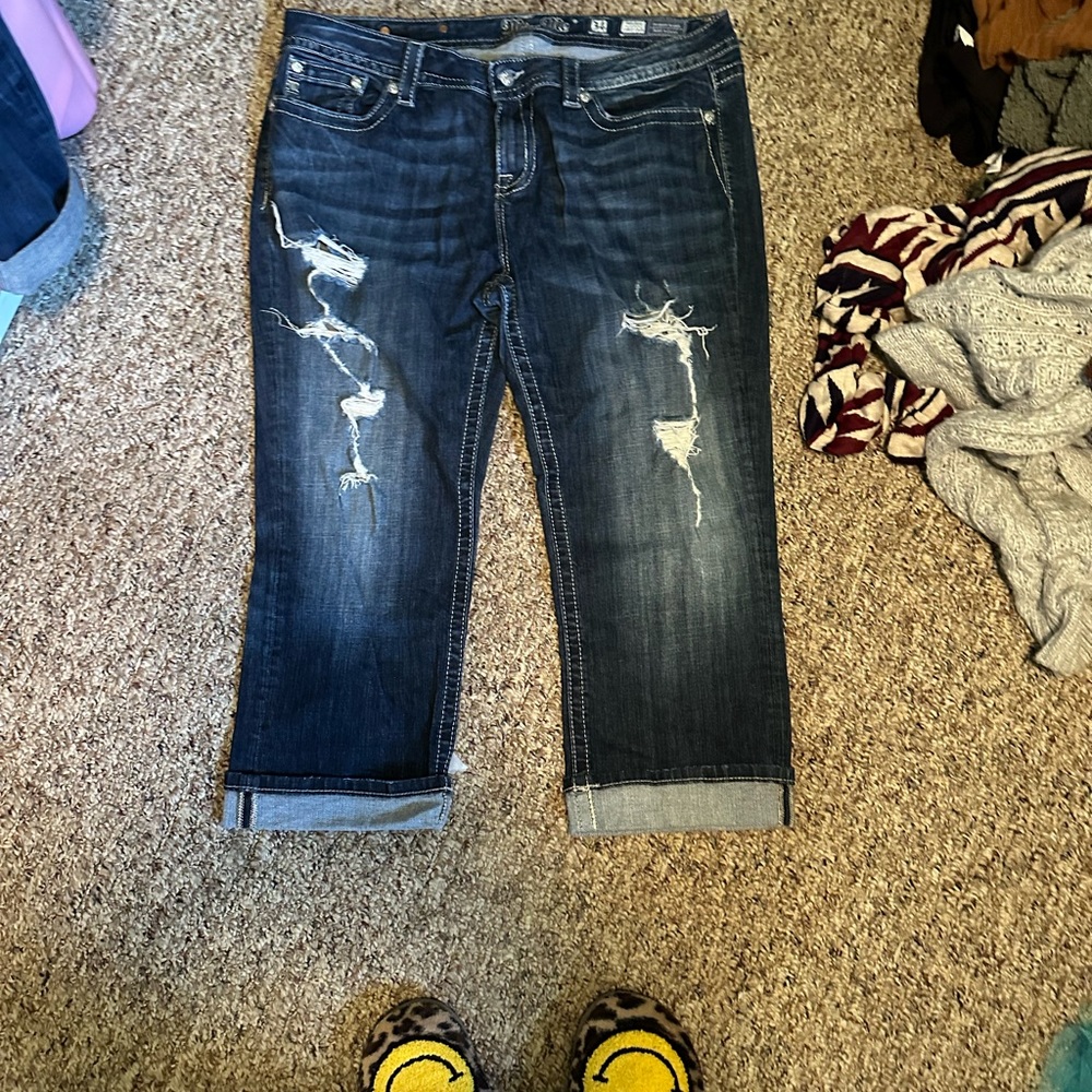 Miss me crop jeans